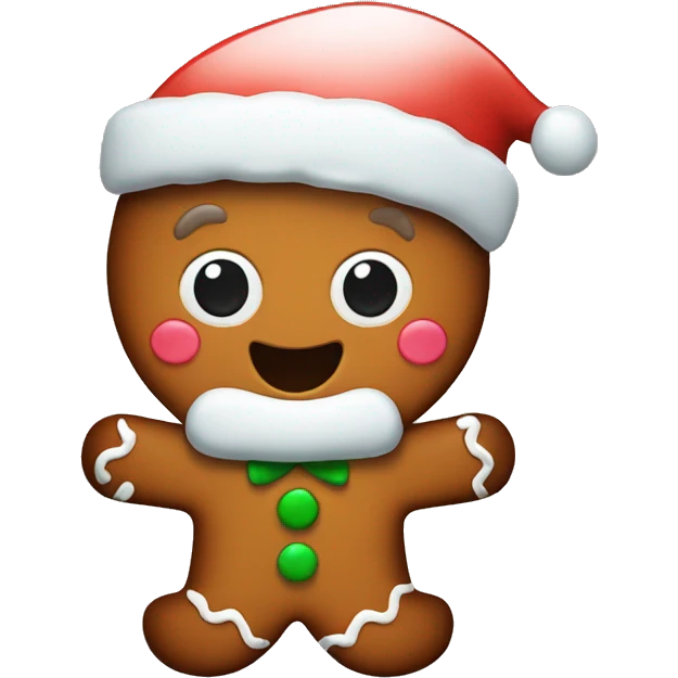 Christmas gingerbread  emoji