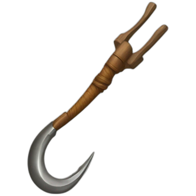 sharp hook emoji