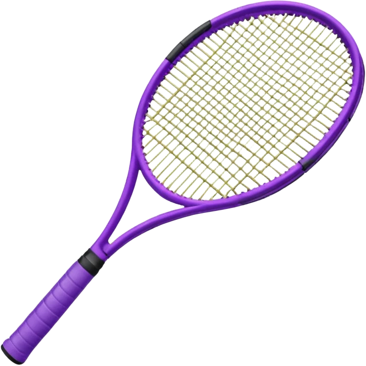 purple tennis racket emoji