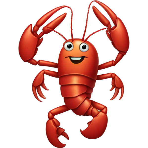 Dancing lobster  emoji
