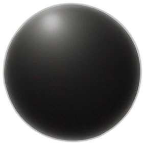 Black sun realistic emoji