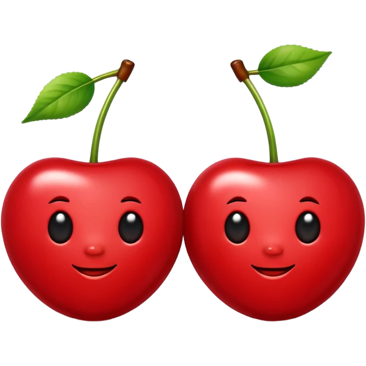 two cherries emoji