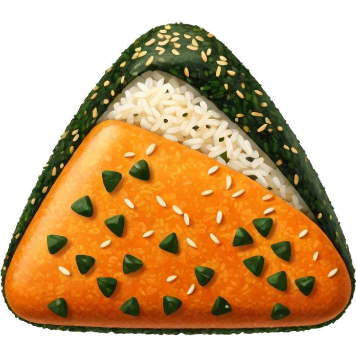 Spicy onigiri emoji