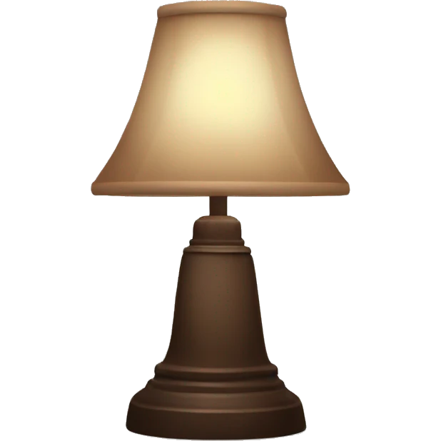 brown loft lamp realistic emoji