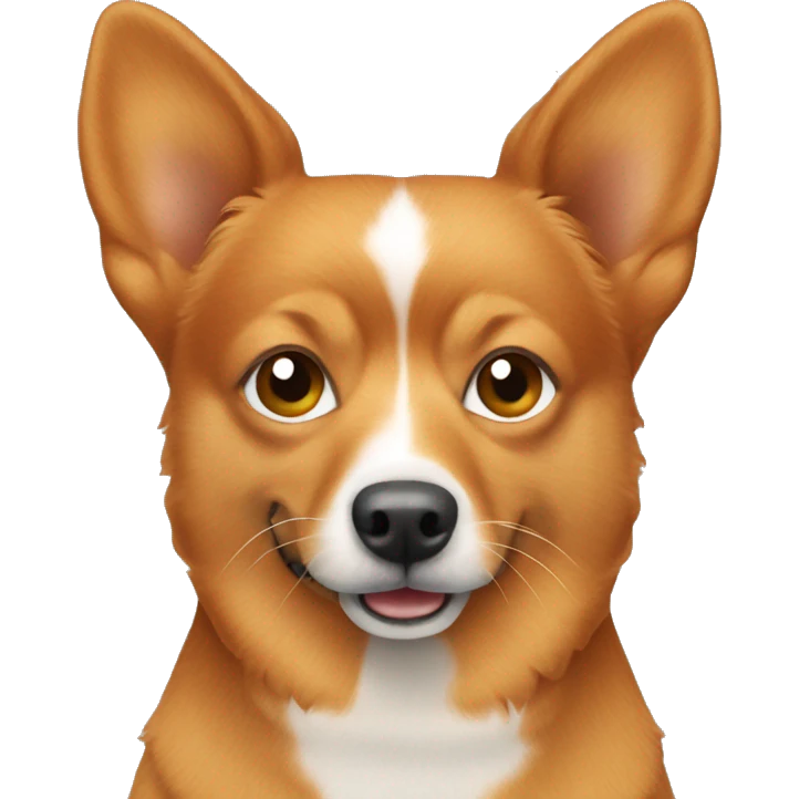 Ginger Dog breed mittel spitz   emoji