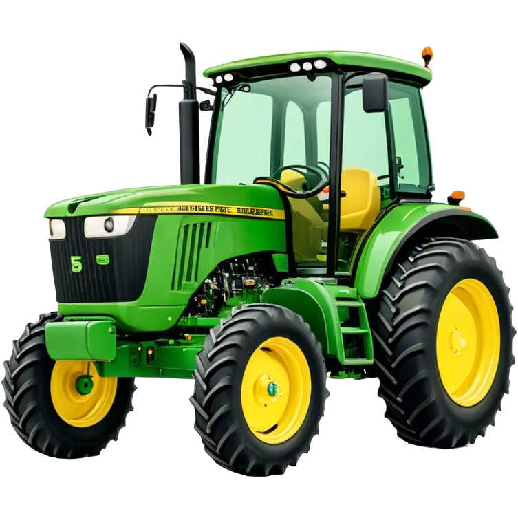 Tractor - John Deere 5055E (Model Year: 2021) (Iconic colour: Green with yellow) emoji