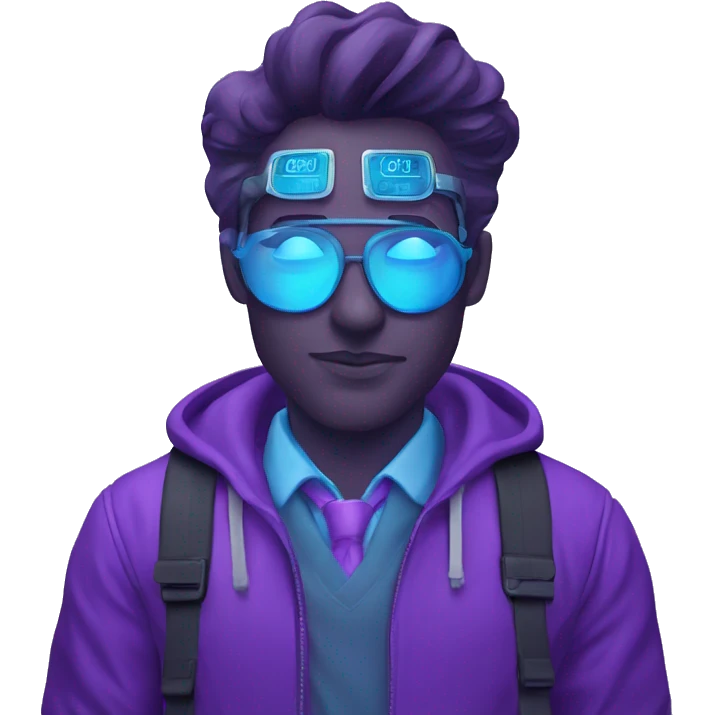 geek bar pulse vape purple and blue  emoji