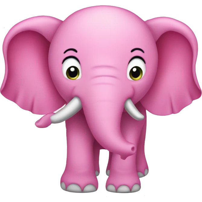 Pink elefant  emoji