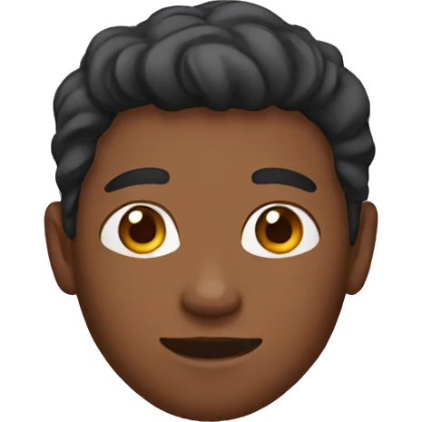 brown skin male emoji