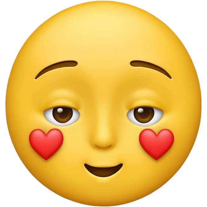 Classic yellow kissy face emoji without the heart with a peace sign emoji