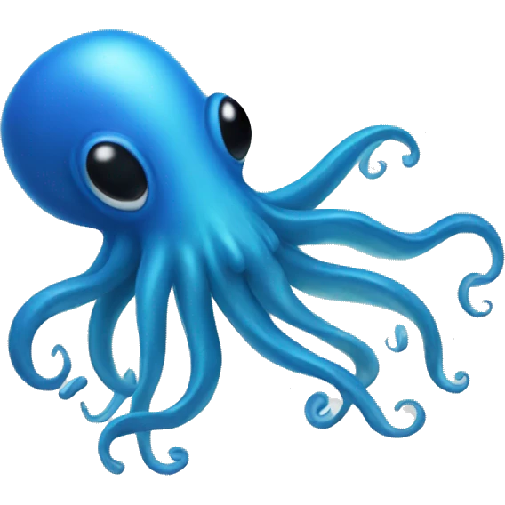 blue squid emoji