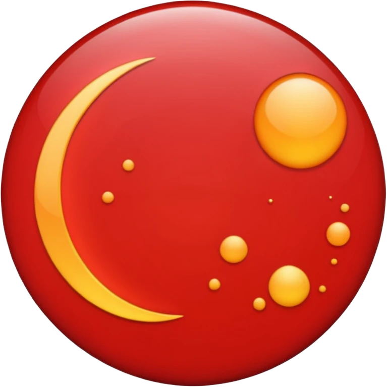 space icon in base red color   emoji