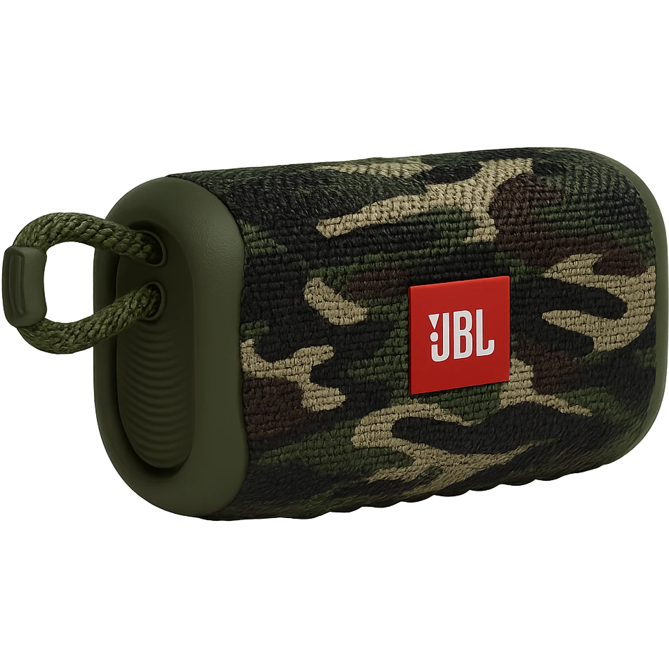 military-themed portable JBL speaker in camouflage colors emoji