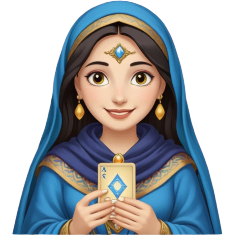 Bruxinha do tarot emoji