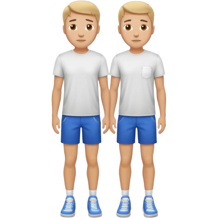 A white man whole body  emoji