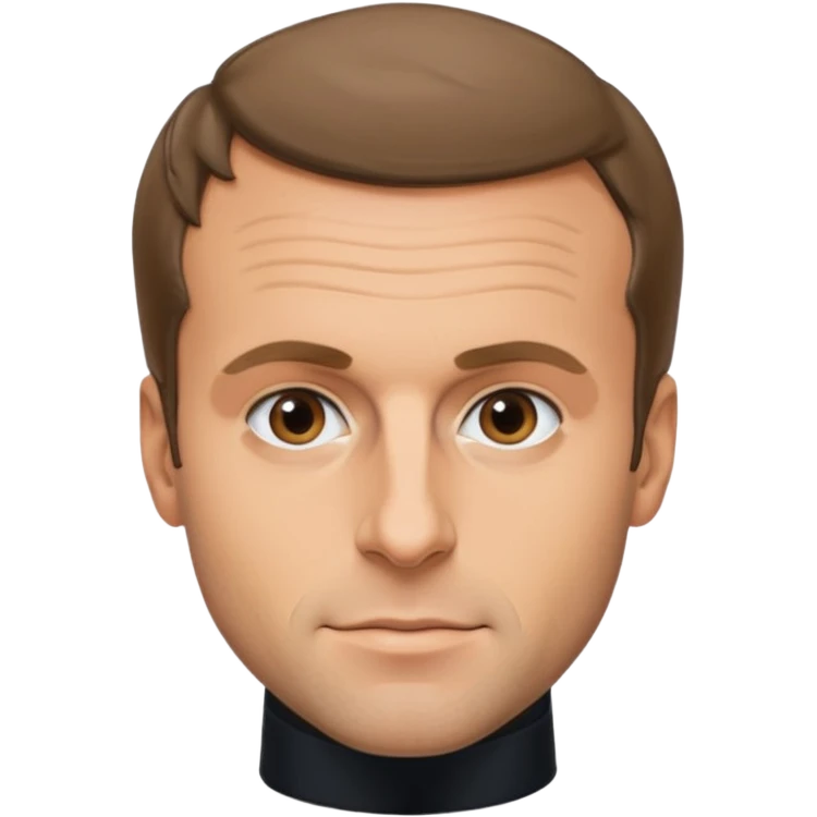 emanuel macron très réaliste  emoji