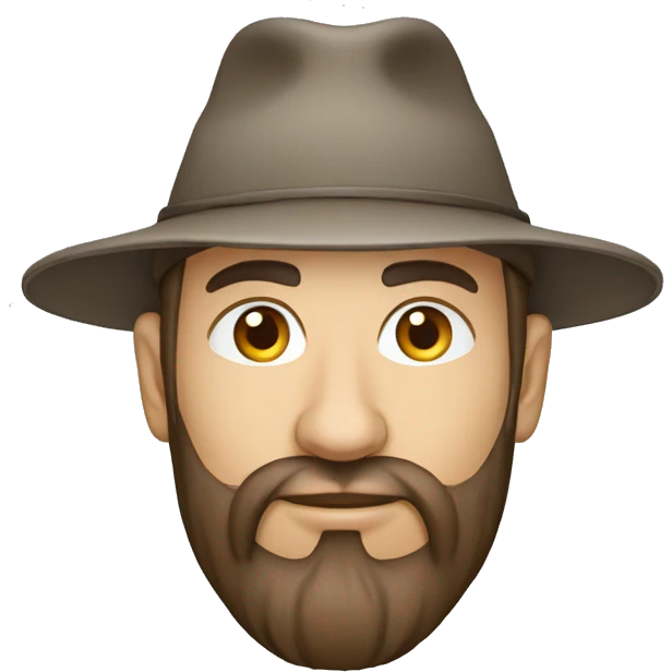 traditional azerbaijani male with caucasian hat emoji