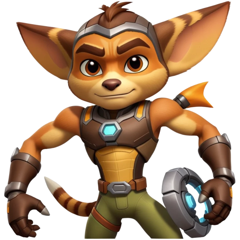 Ratchet and Clank chad emoji