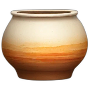 wood fired glazed pot emoji