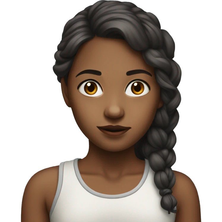 realistic portrait of a girl emoji
