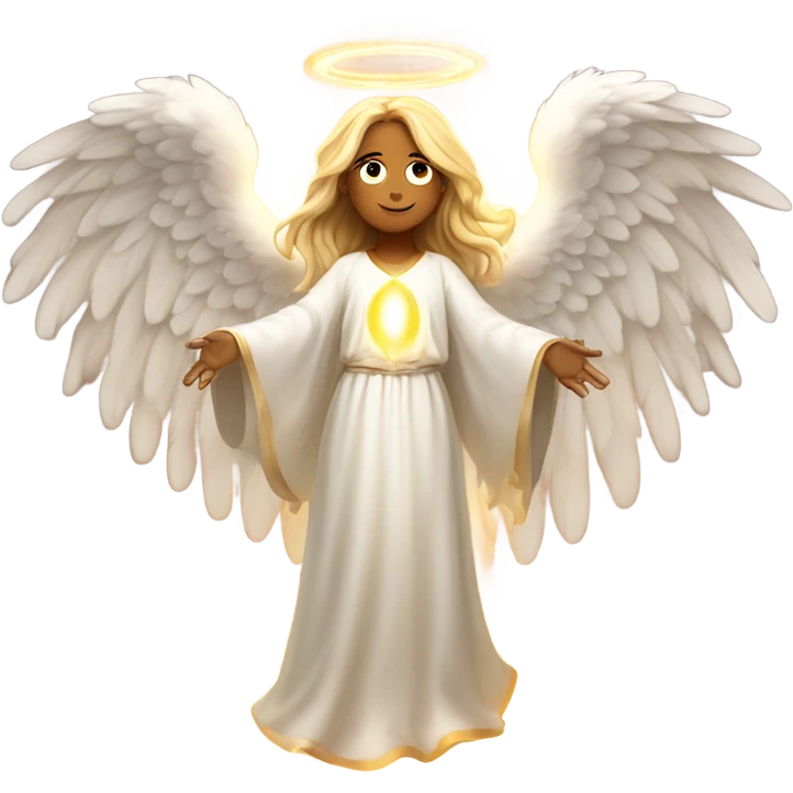 angel surrounded by fire
 emoji
