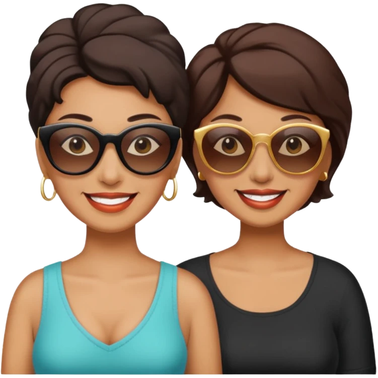 Aunties traveling emoji