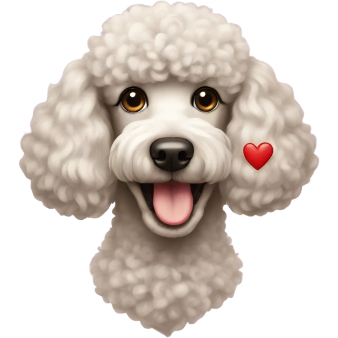 poodle heart emoji