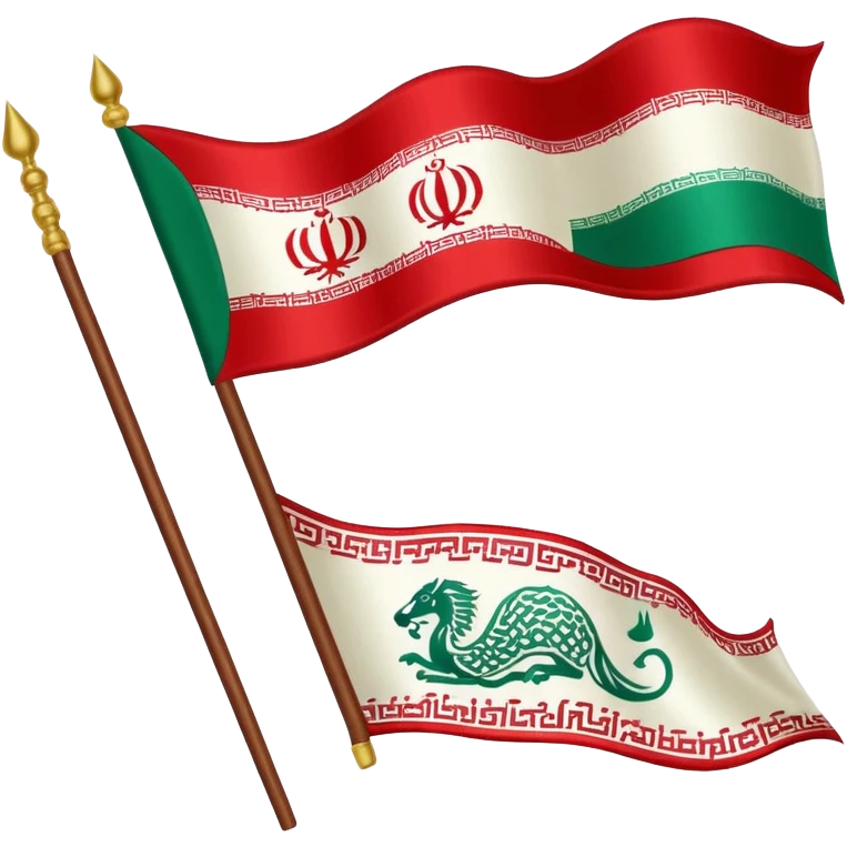 ancient Persian flag waving emoji