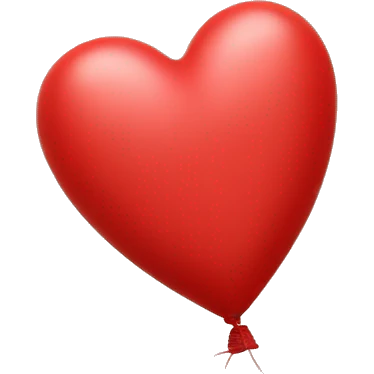 heart red balloon with string forword upper right emoji