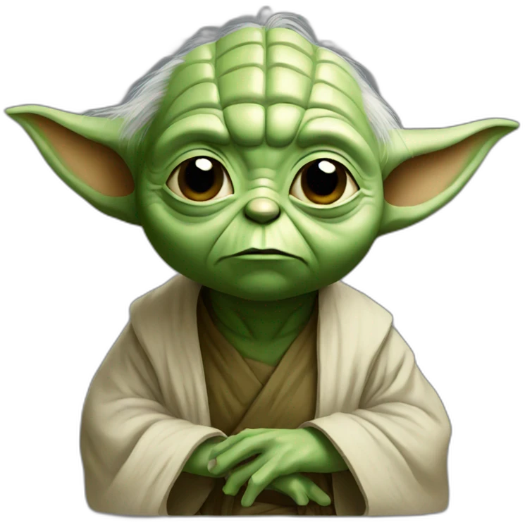 yoda crying emoji