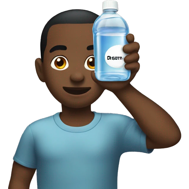Diddy holding a bottle of baby oil emoji
