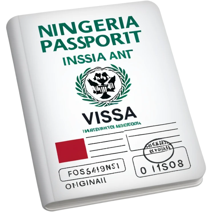 Nigeria, travel visa  emoji