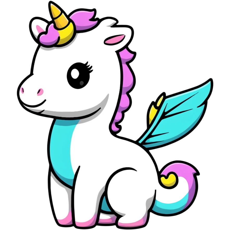 magical creature dragon or unicorn emoji
