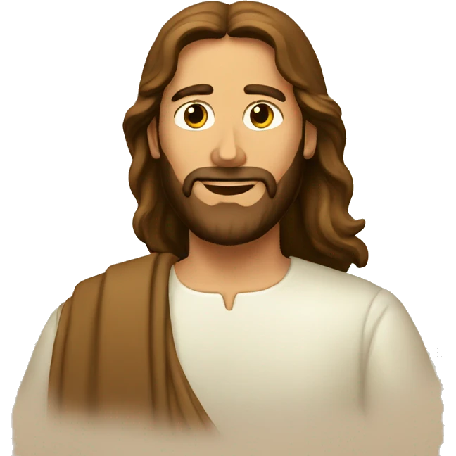 Powerpoint of Jesus emoji