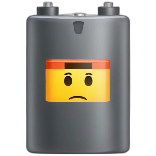 dead battery emoji