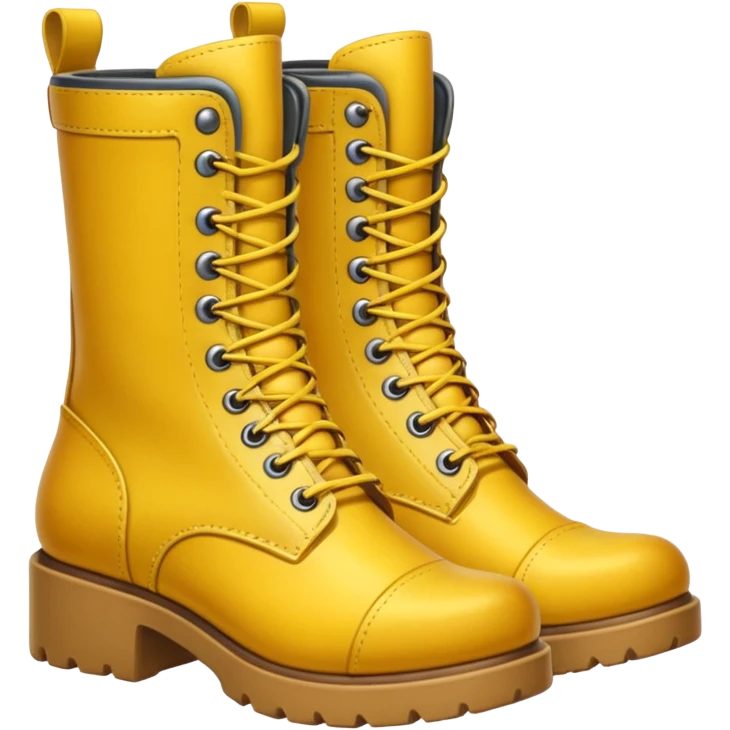 constructor yellow boots emoji