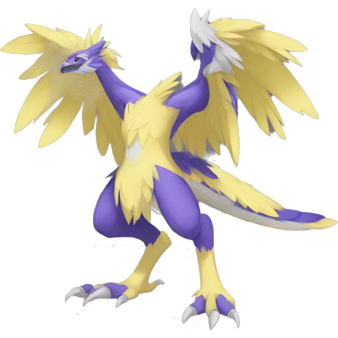 Anthro Sona Fakemon Raptor Full Body emoji