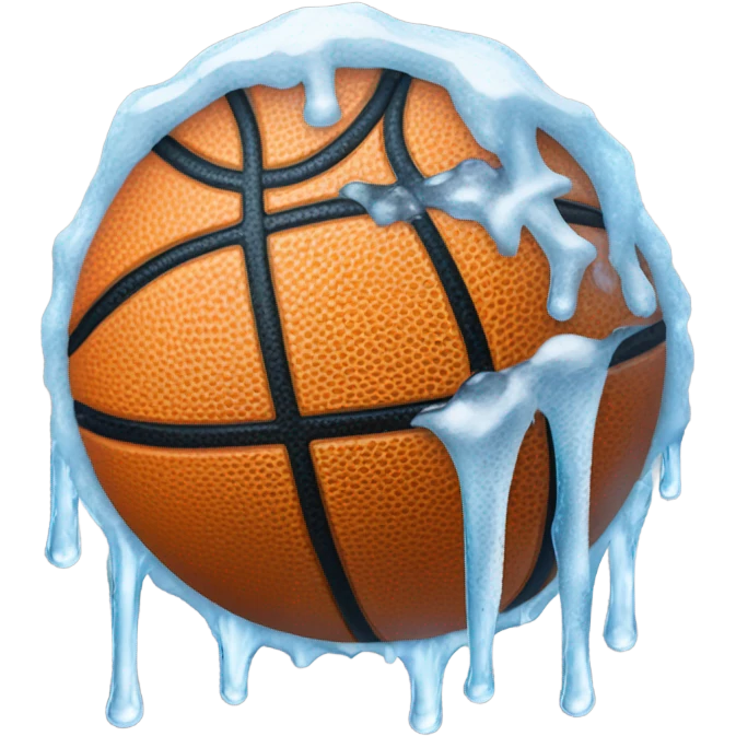 Basketball freezing emoji