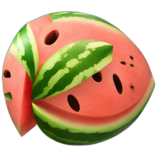 Mario watermelon emoji
