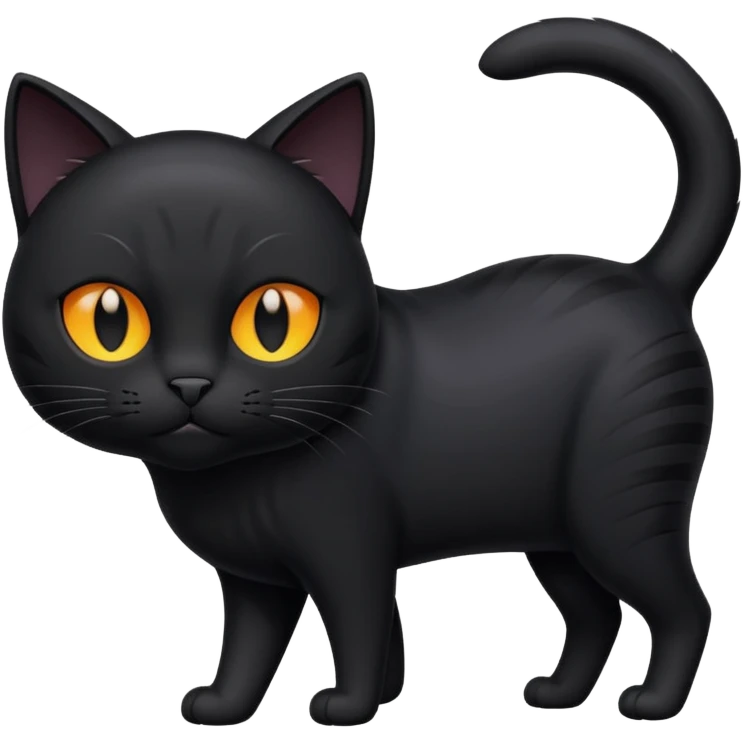 Black cat emoji