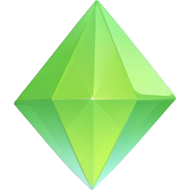 plumbob diamond shape emoji