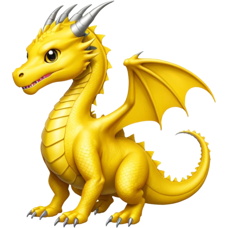 Anime Dragon Android Yellow They/Them emoji