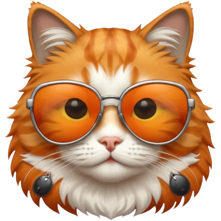 Cat wearing sunglasses emoji