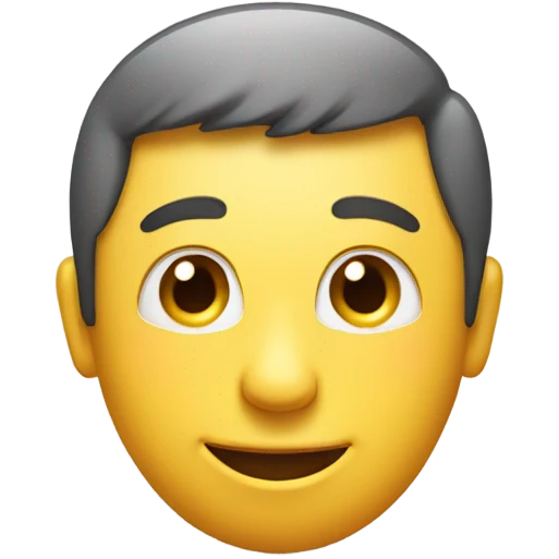 A man who loves eggs and has an egg as a head  emoji