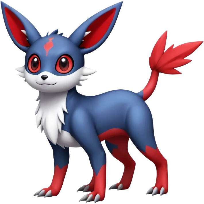  Cute Guilmon-Latias-Umbreon-Fakémon-hybrid-creature (full body)  emoji