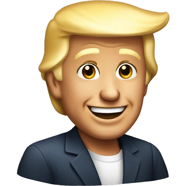 TRUMP happy emoji