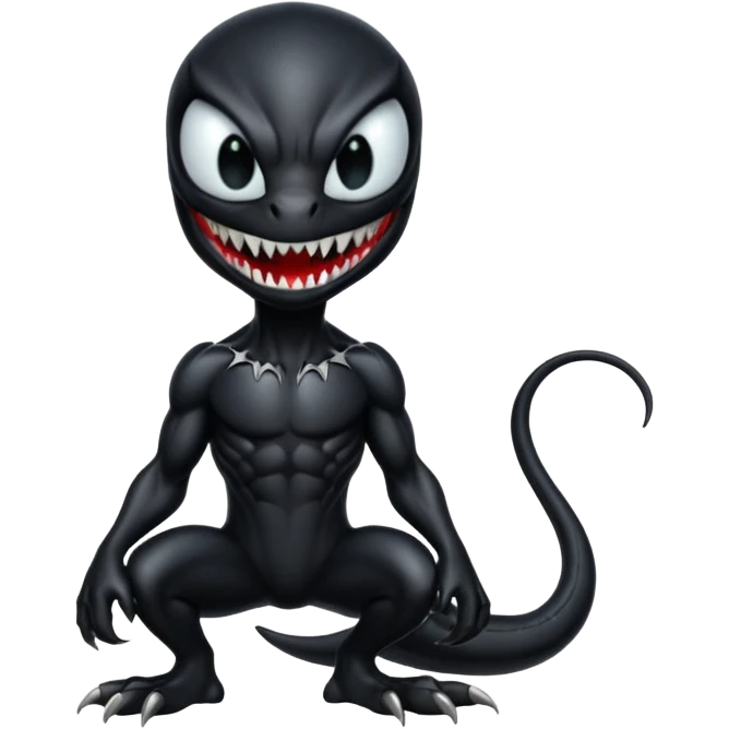 Venom-Toothless-fusion (full body) emoji