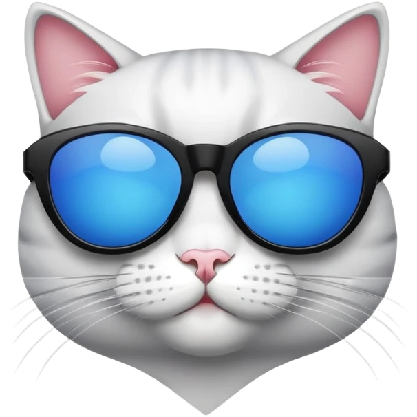Cat wearing sunglasses emoji