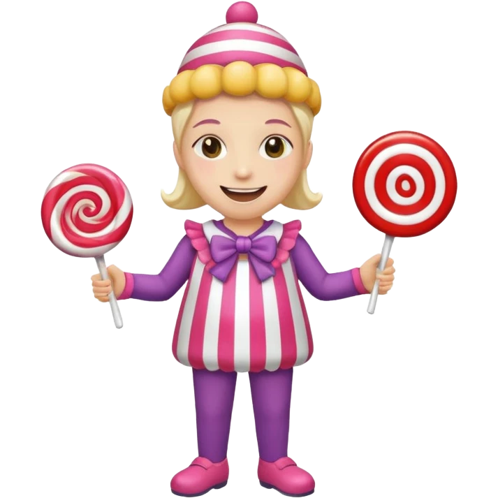 candy costume face emoji