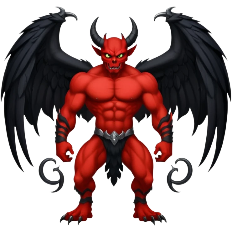 winged demon - large black wings











 emoji